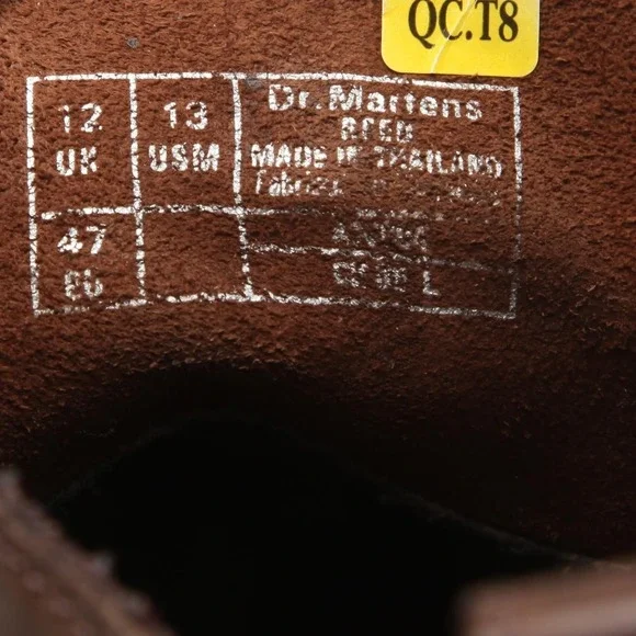 Dr. Martens Reed Boots Mens Size 13 Brown Leather Lace Up Chukka - Picture 15 of 15